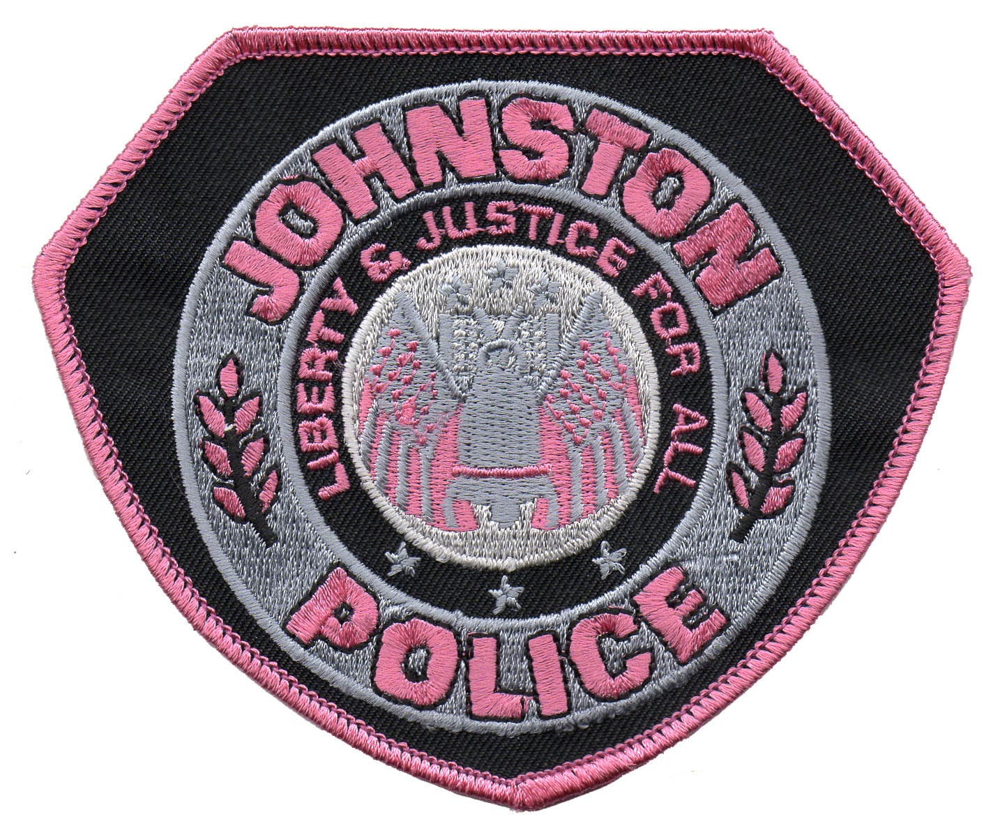 Johnston Police Department Pink Patch
